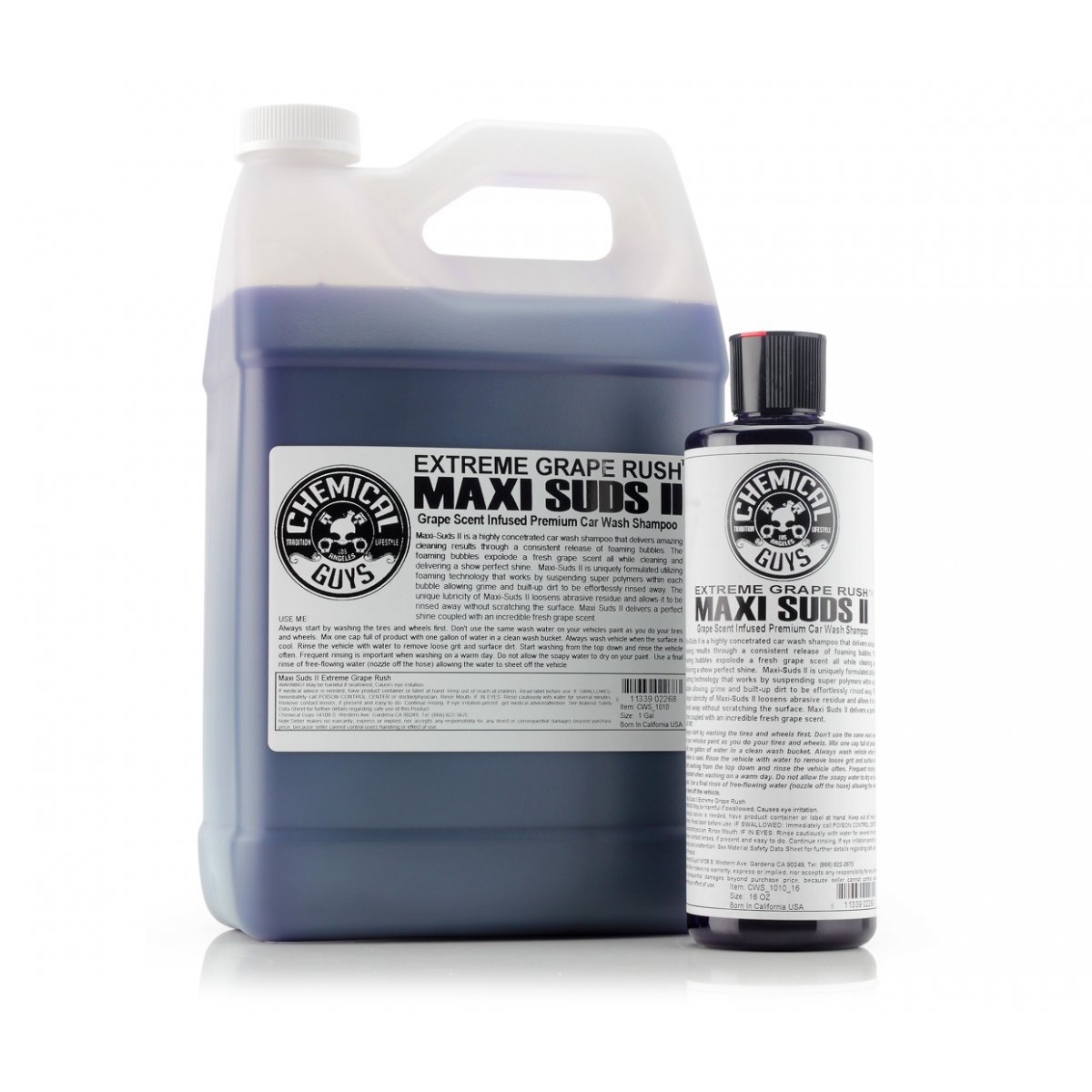 Chemical Guys Maxi Suds II Extreme Grape Rush Super Suds Car Wash