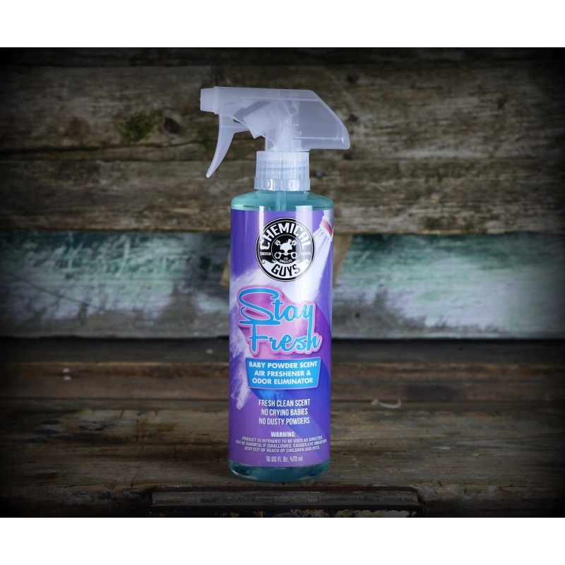 Chemical Guys Stay Fresh Baby Powder Scent Air Freshener ESupplyLine