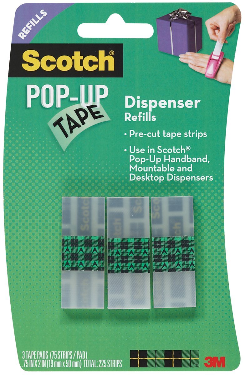 Scotch PopUp Tape Refills 3/Pkg.75"X2" ESupplyLine