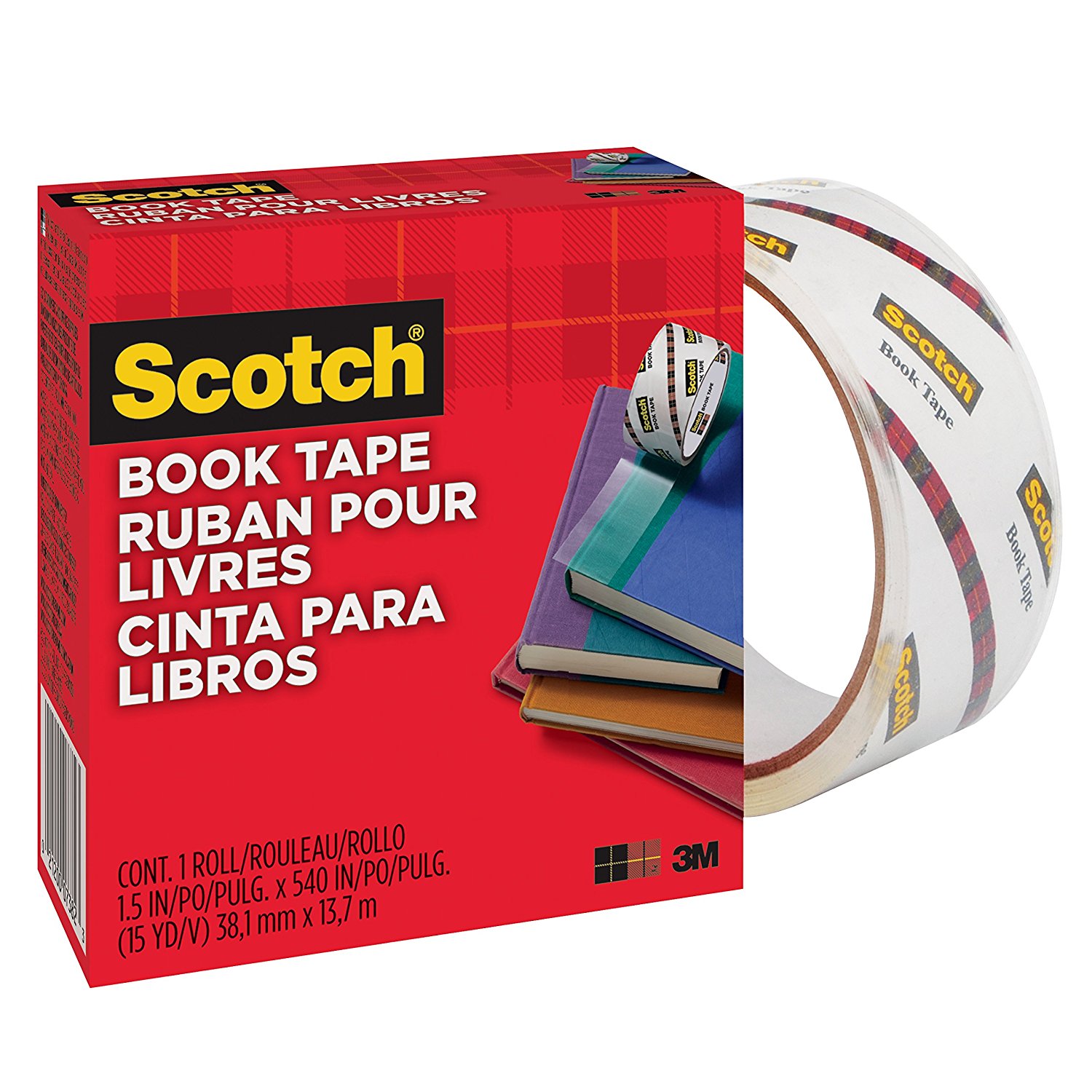 3M Scotch Book Tape Boxed2" X15yd ESupplyLine