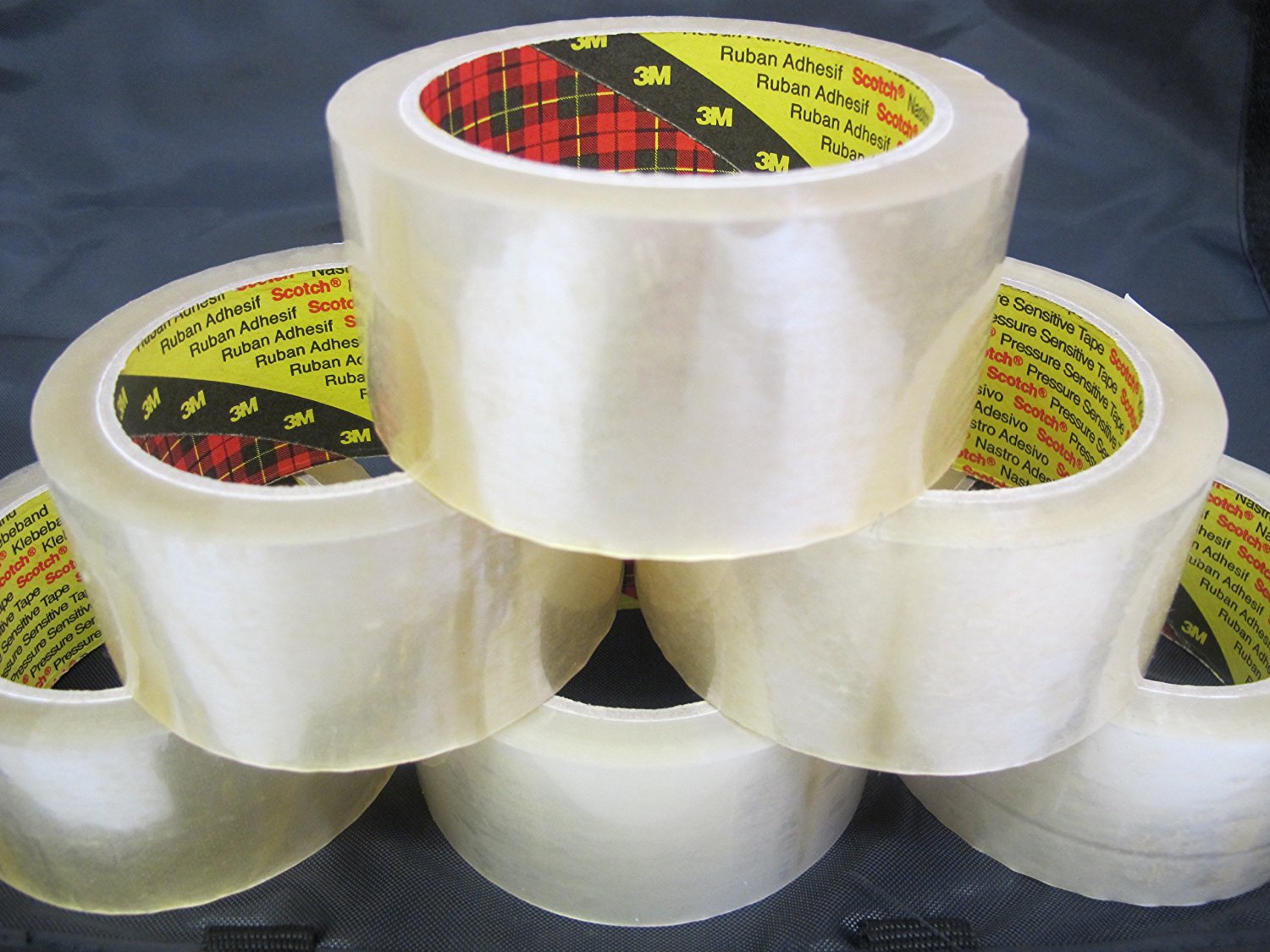 Scotch Packing Packaging Tape Clear 50mm x 66m 6 Rolls ESupplyLine