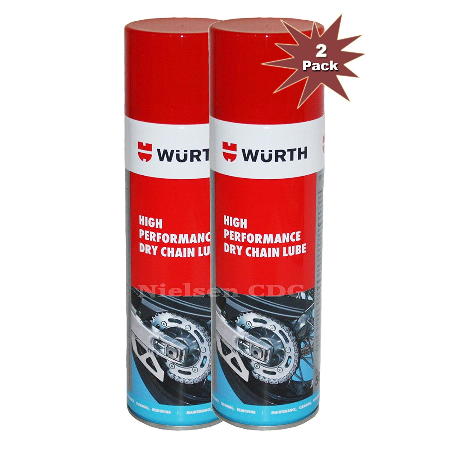 High Performance Dry Chain Lube 500ml 2pk ESupplyLine