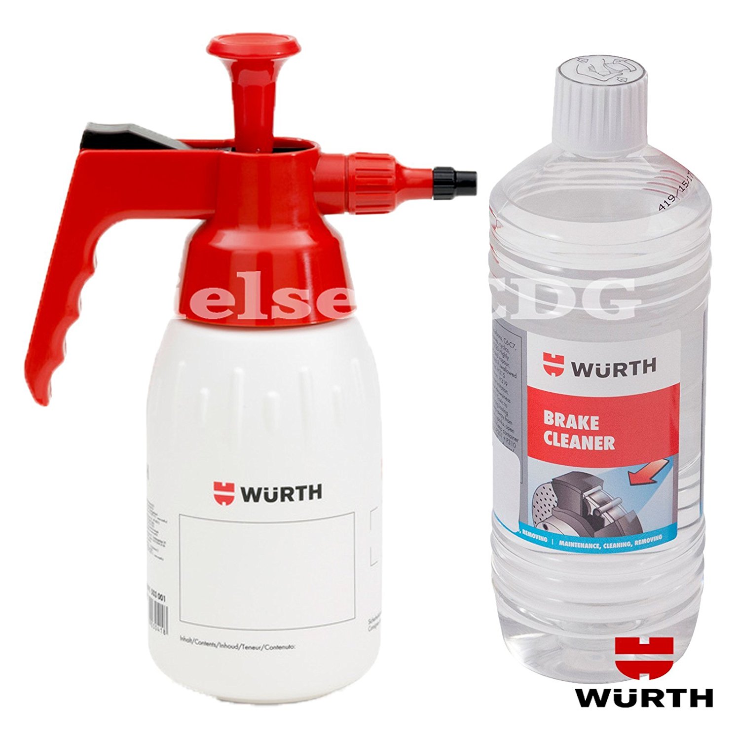 Wurth Pump Dispenser For Brake Cleaner + Brake Cleaner 1Ltr ESupplyLine