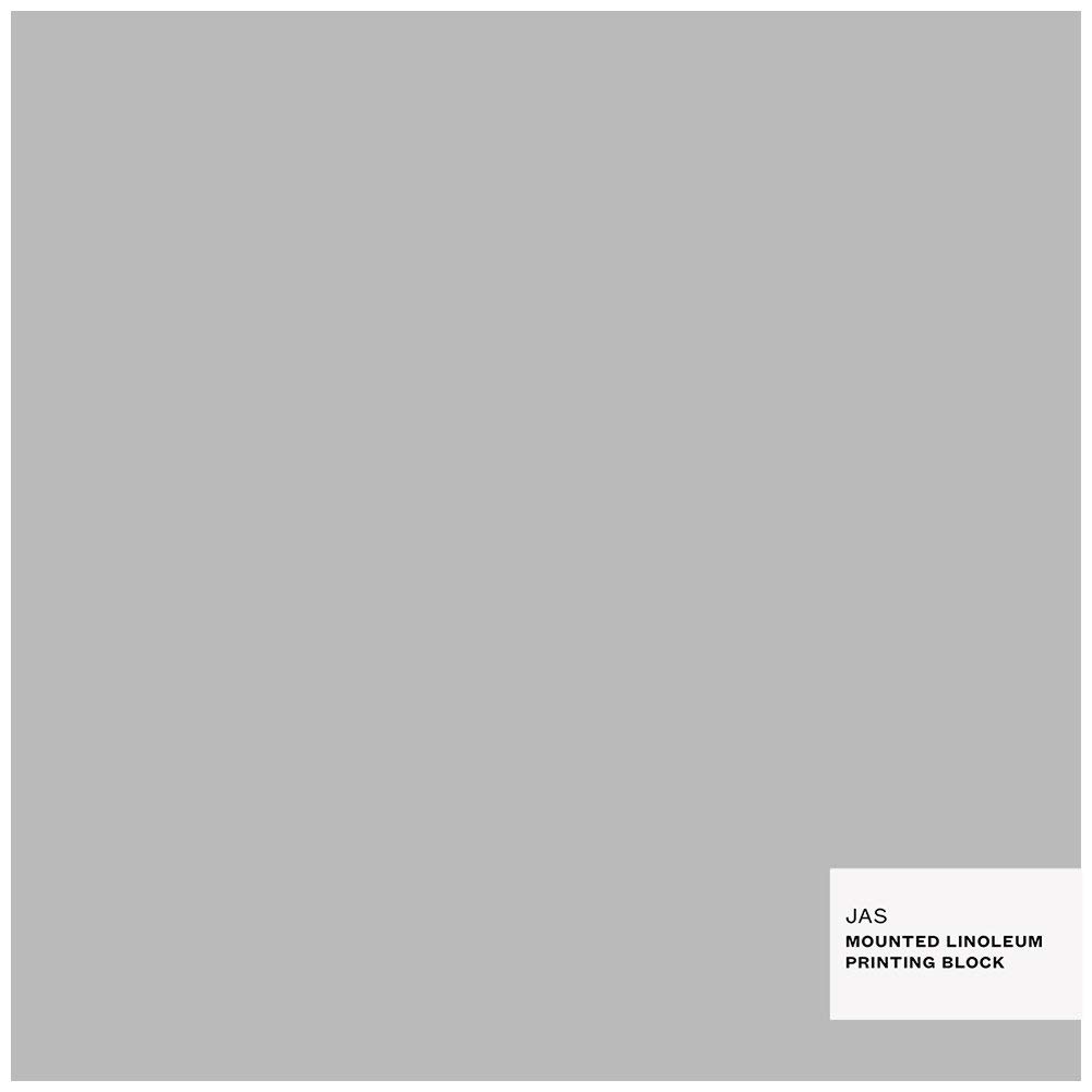 JACKSON'S TRADITIONAL LINO PRINTING BLOCKS MOUNTED 3.2mm GREY 300x300x3