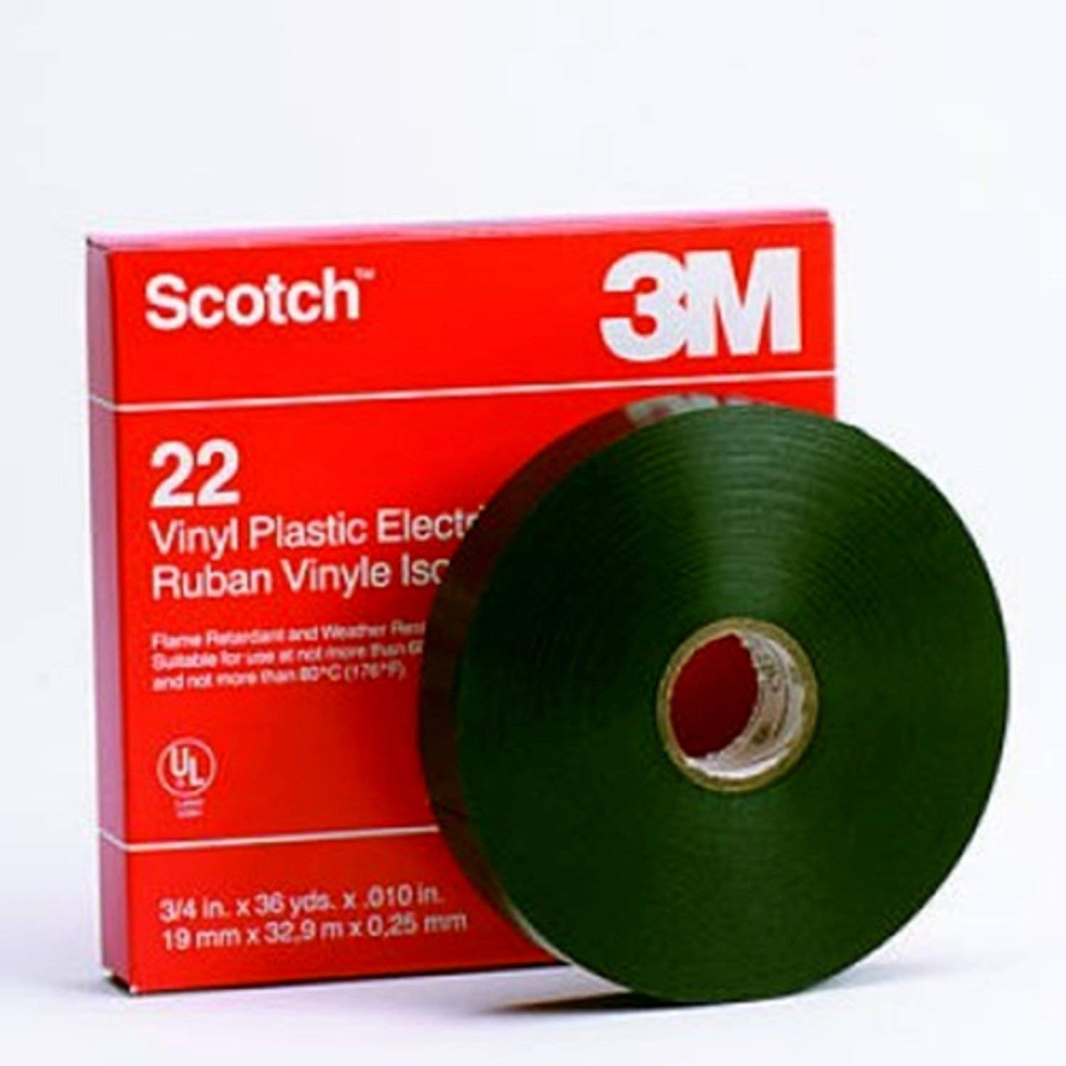 Scotch 22 Heavy Duty PVC Electrical Insulation Tape 33 m x 19 mm